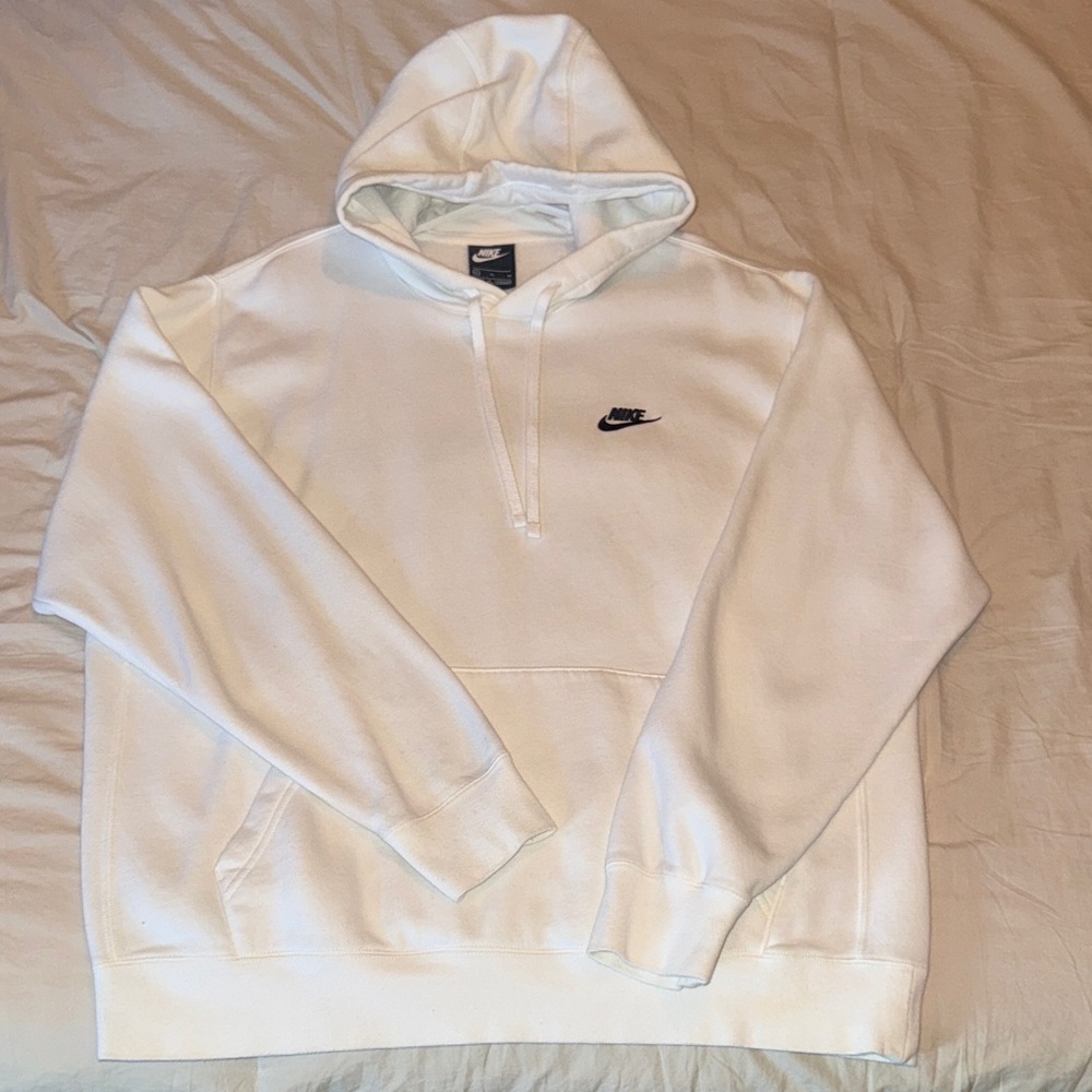 Nike Classic White Pullover Hoodie